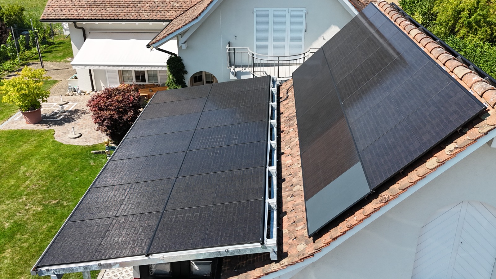 Projektaufnahme: Lengwil-Oberhofen – 15.95 kWp PV