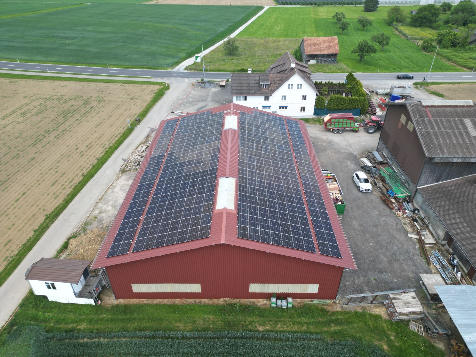 Projektaufnahme: Romanshorn – 142.4 kWp PV